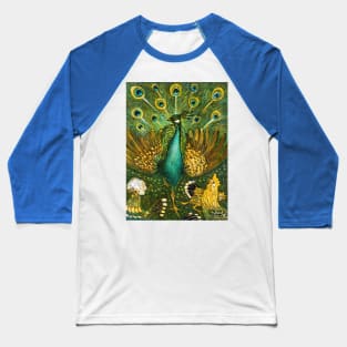 Peacock Baseball T-Shirt